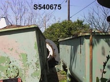 285 cu.ft. Paddle Mixer, 4' x 20' x 5' deep Mixing Chamber, 3/16" thick x 5' width x 22.5" L Blade-type