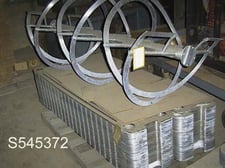 36 cu.ft. Ribbon Mixer, ribbon only, 3" diameter shaft, 3/16" x 1-3/8" inner/outer Ribbons