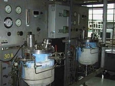 New Brunswick Scientific Scientific, 8 gallon, reactor, lab fermentation system, (2) 30 liter fermenter, 12"