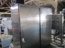 #EWRIF-25, Two Door Refrigerator/Cooler, Stainless Steel, 5' 6" tall x 30" width x 28" deep, 140 psi, 115/230