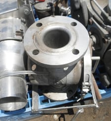 Eriez #B-3, Stainless Steel Magnetic Separator, 3" diameter In/out