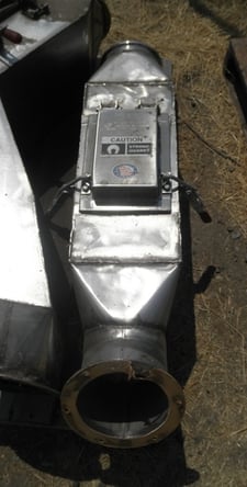 Magnetics Products Inc. #NP-R207-SS-304-S, Round Pie Magnetic Separator, Stainless Steel permanent magnet, 6"