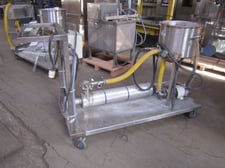 15 gallon Alesco #12KW-460V-21A, Stainless Steel Tank, 18" diameter x 14" tall, 480 V electric heater, 1/2