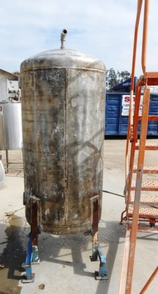 150 gallon Advance Boiler & Tank Co. Boiler & Tank Co., Stainless Steel Tank, 29" diameter x 56" straight