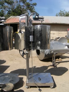 17 gallon Tecnicoil, Stainless Steel Jacketed Mix Tank, 16.5" diameter x 22" straight side, 1.5" bottom