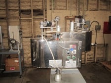 2 gallon Tecnicoll, Melting Tank, Stainless Steel, 8" diameter x 9" tall, 0-200 deg. C heater, 220 V., 1998