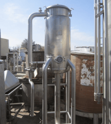 35 gallon Cherry Burrell, Deaerator Tank, Stainless Steel, 20" diameter x 36" straight side, 4" top inlet, 4"