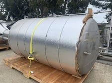 1250 gallon Nerb Tank, Stainless Steel Fermentation Tank, 60" diameter x 102" straight side, 1" diameter