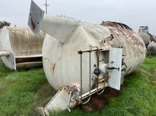 1285 gallon 65 psi, 78" x 174", Linde Corp., Cryogenic Tank, 6' 6" diameter x 14' 6" H Tank