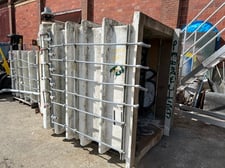 1600 gallon Tank, fiberglass reinforced plastic, 5.5' width x 5.5' L x 7' deep, 1" thick FRP, (7) stiffening