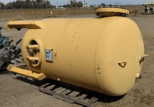 425 gallon Steel Structures, Stainless Steel Pressure Tank, 3' 8" diameter x 5' straight side, 3/8" shell &