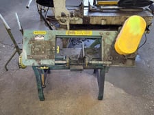 9.5" x 11" Wellsaw #58B, portable bandsaw, 1/2" x.025" x7' 9" blade, 76-141-268 SFPM, S/N 7885