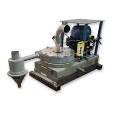 Cyclo-Tex Inc, vertical shaft impact mill, used to grind chrome metal powders