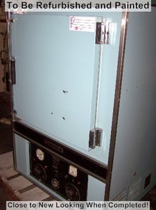 20" width x 20" H x 18" D Blue M #POM-206B-1, annealing oven, 650°F, 208 V., 1-phase