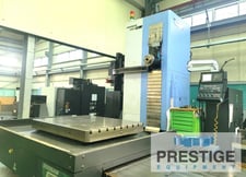 4.33" Daewoo Doosan #DBC-110, 98" X, 78" Y, 59" Z, 21.6" W, 4000 RPM, 60 automatic tool changer, coolant thru