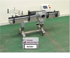 Image for Labelette #APS106, automatic, inline, pressure sensitive wrap labeler capable of speeds up to 175 cpm