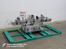 Tronics #S30, Stainless Steel, open frame, stepper motor, pressure sensitive, wrap labeler rated from 100" to
