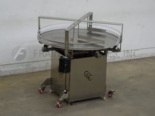 CCC, 48" OD, Stainless Steel, rotary disc accumulator, variable speed dial, 35" height