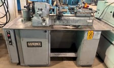 9" x 36" Hardinge #DSM-59R, second operation lathe, double tool cross slide, turret, 5C closer, 1 HP