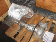 3" Edwards #CL900, steam stop globe valve, WCB body, reconditioned