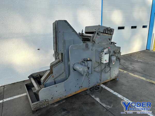 15" x .15" Egan #X30-620-1000, straightener, 10000 lb., 60" OD, pendant Control, entry & exit pinch rolls