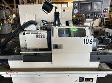 9.1" x 13.8" Mitsubishi #RD23-B35P, CNC plain cylindrical grinder, 15.9" grinding wheel diameter, 1998