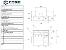 300 KVA 23900YGrdY/13800 Primary, 480Y/277 Secondary, PAD, Recon(shipment available in 10 days)