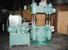 350 Ton, 25.5" x24", up-act, 4-post, 12" stroke, 13" -30" DL, 18" ram, 5 HP pwr.unit, #200