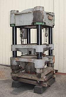 350 Ton, Up-act., 4-post, 30" x42.5", 15" stroke, 23" daylight, 17.5" ram, 55.5" work height, #711