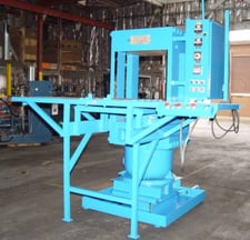 314 Ton, Eemco, 24" x 24", up-act slab side, 18" stroke, 21" daylight, elec.platens, 20" ram, #139