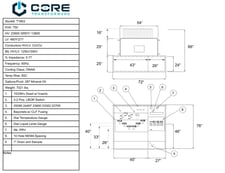 750 KVA 23900GrdY/13800 Primary, 480Y/277 Secondary, Pad, Recon(6 Available, shipment available in 10 days)