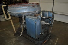 10 cu.ft. Almco, vibratory bowl, 48" diameter Bowl, 12" depth, discharge chute