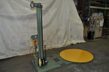 Infrapak, stretch pallet wrapper, 60" rotary table, 60" vertical travel, variable speed film carriage