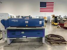 Lissmac #SBM-B-1000, deburring machine, 39.37" W x 1.96" part, 2010