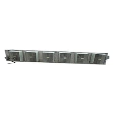 6 Fans, Bohn #HGT2040F Freon Evaporator Coil, Medium Temperature