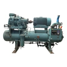 250 HP Frick #RDB-316, Rotary Screw Compressor Package, 460 V., Frick Micro Control Panel, 2004