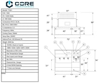 1500 KVA 13200 Delta Primary, 480 Delta Secondary, PAD, Recon(shipment available in 10 days)
