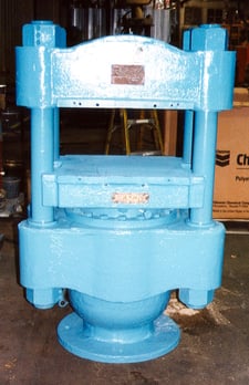 200 Ton, HPM, 25.5" x24", up-act 4-post, 8" stroke, 12" daylight, 16" ram, 38" work height, #129 (12