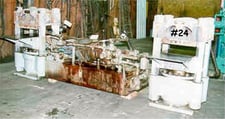 176 Ton, Adamson, 20" x20", upact 4-post, 5.5" stroke & daylight, 15" ram, steam platens, #24 (2 available)