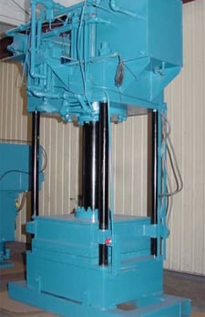 176 Ton, Hysco, 42" x42", downact 4-post, 36" stroke, 36" -42" DL, hyds. & controls, #230