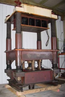 125 Ton, 72" x 77", up OR down-act, 4-post, 36" stroke, 70" daylight, 5000 psi, 175" tall, #802