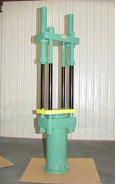 113 Ton, Holmes, 16" x16", upact 4-post, 30" stroke, 52" daylight, 12" ram, 49" W.H, 130" tall, #259