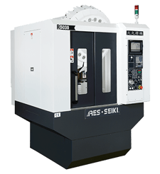 Ares Seiki #R-5030, CNC drill & tap, 12 ATC, 500mm X, 300mm Y, 300mm Z, 24k RPM, BT30, 3-Axis, Mitsubishi