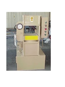 60 Ton, Hysco, 14" x 14", up-acting slab side, 7" stroke, 8.5" daylight, 8" ram, self-cont, 2 HP, #297