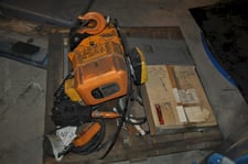 3 Ton, Accolift #2130060-VFD, crane hoist w/ scale, safeguard loadscale, pendant Control