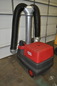Lincoln #Mobi-Flex-200-M, mobile fume extractor, dual extractor arm