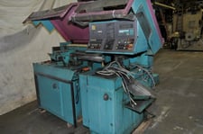 15.75" Kaltenbach #RKS450/Rks450NA, circular cold saw, 40-120 SFM, chip conveyor, 1992
