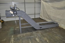 Image for Mayfran, 11' Z style scrap conveyor, 5' base leg, 14" belt w/ flights, 48" discharge height