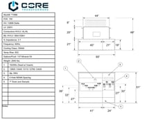150 KVA 13800 Delta Primary, 208Y/120 Secondary, Pad, Recon