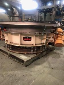 60" Kason #KBDS-60-SS, Stainless Steel vibrating screen, serial #M-5733